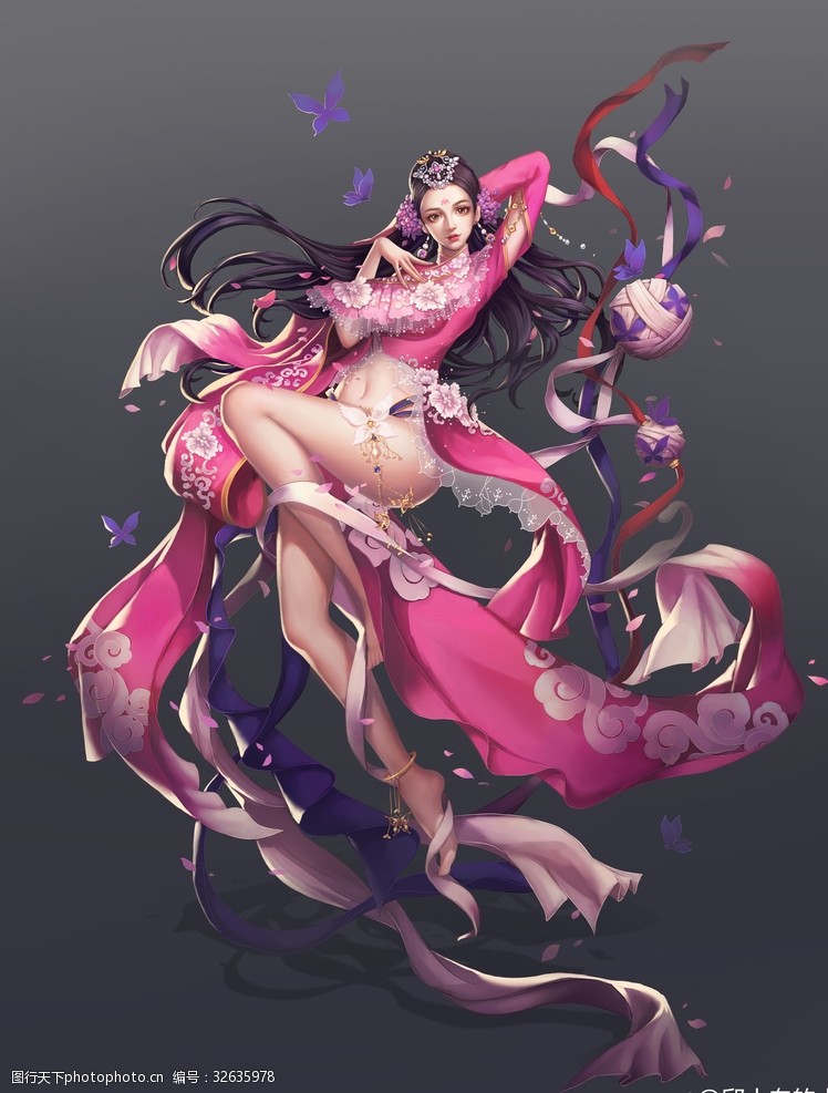 美女动漫游戏，小巷中的神秘宝藏探索